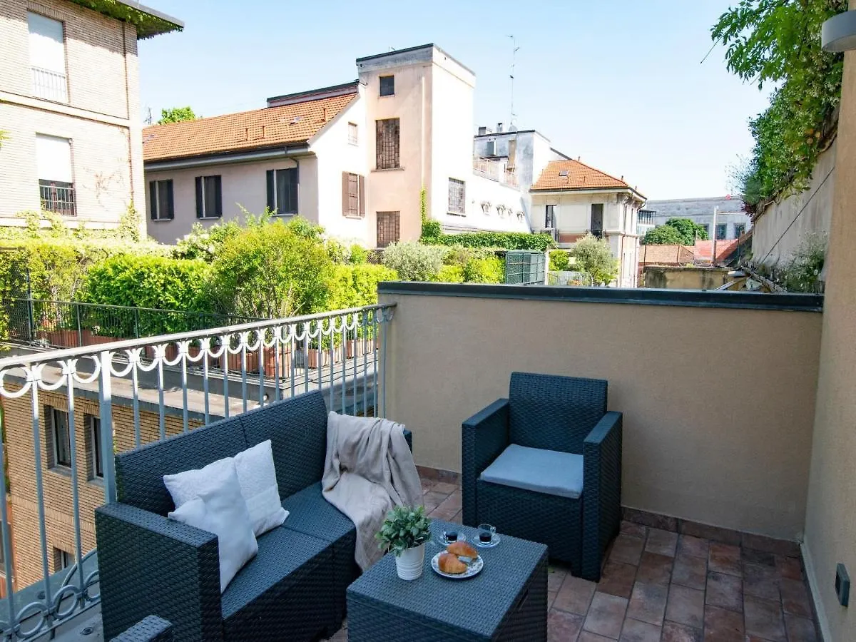 Apartmán The Best Rent - Attic With Terrace In Milan Downtown