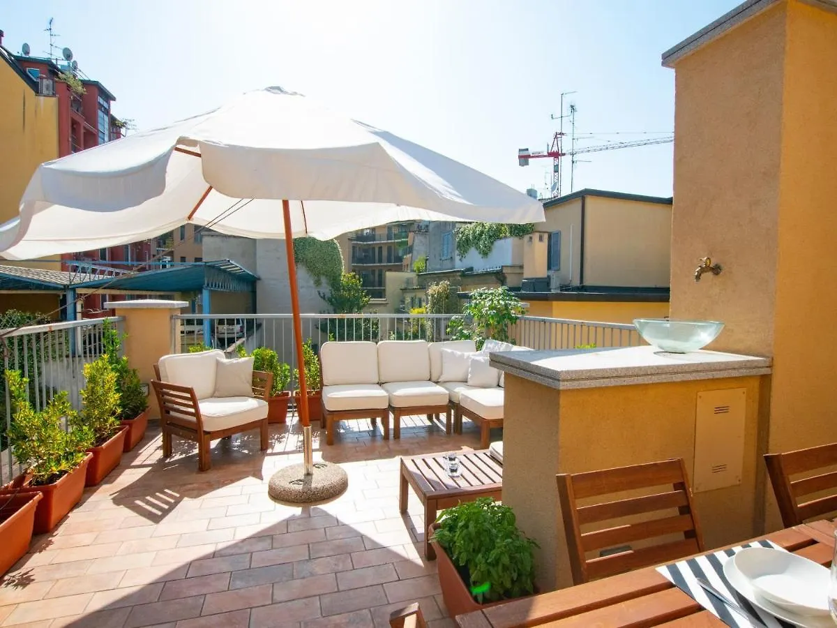 Apartamento The Best Rent - Attic With Terrace In Milan Downtown